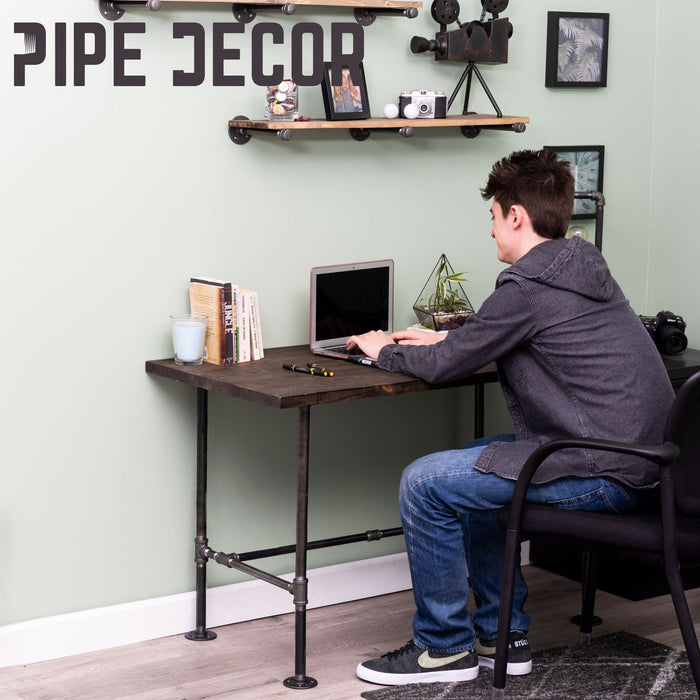 H Desk By PIPE DECOR - Pipe Decor