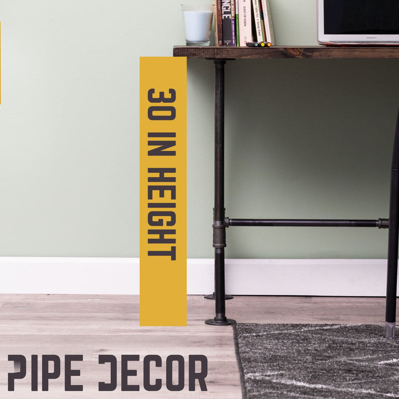 H Desk By PIPE DECOR - Pipe Decor