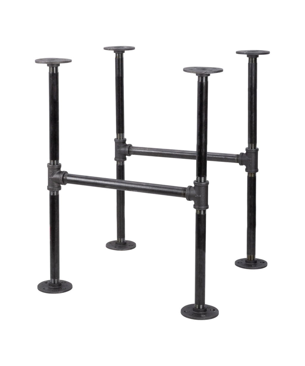 Industrial pipe desks lamps coat racks table legs pipe decor furniture ...