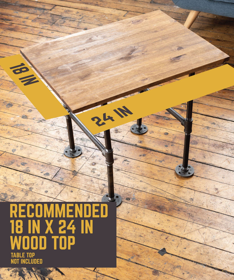 H End Table By PIPE DECOR - Pipe Decor