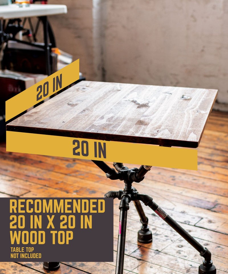 Spider End Table By PIPE DECOR - Pipe Decor