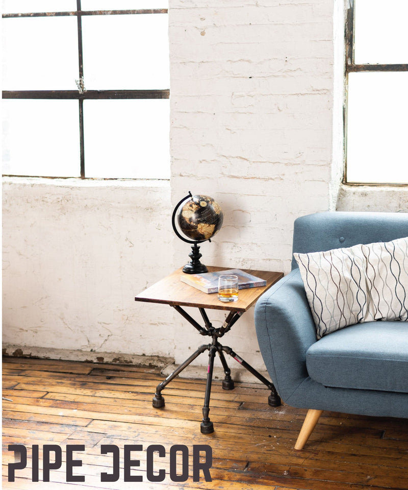 Spider End Table By PIPE DECOR - Pipe Decor