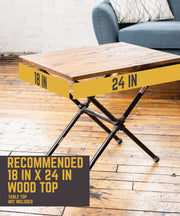 Criss Cross  End Table By PIPE DECOR - Pipe Decor