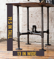 Underpass End Table By PIPE DECOR - Pipe Decor