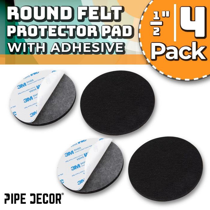 large self adhesive felt glides pads