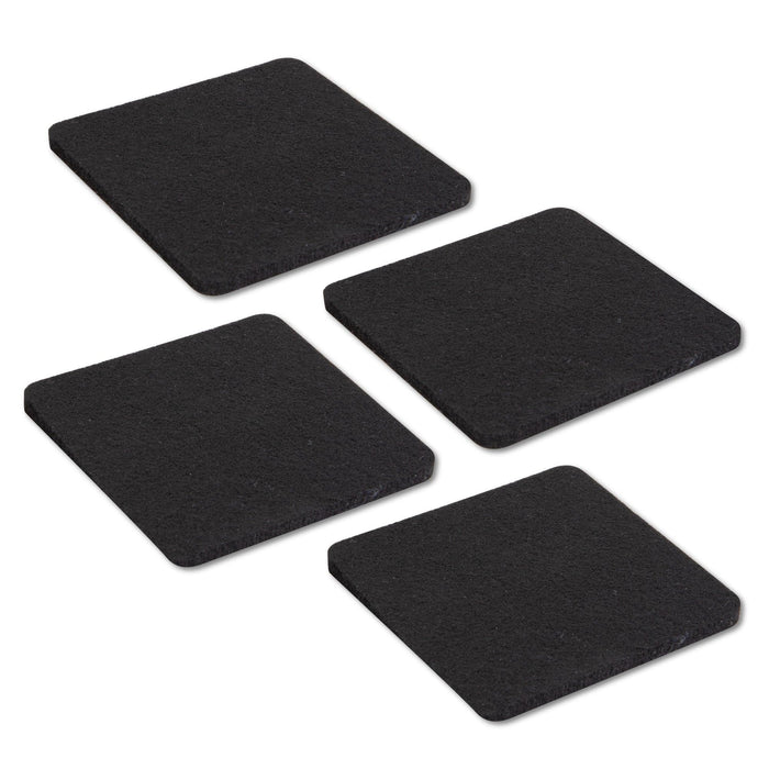 Heavy Duty Square Felt Pad for 1/2 in. Pipe Floor Flange, 2.75 in. x 2.75 in. (4-Pack)