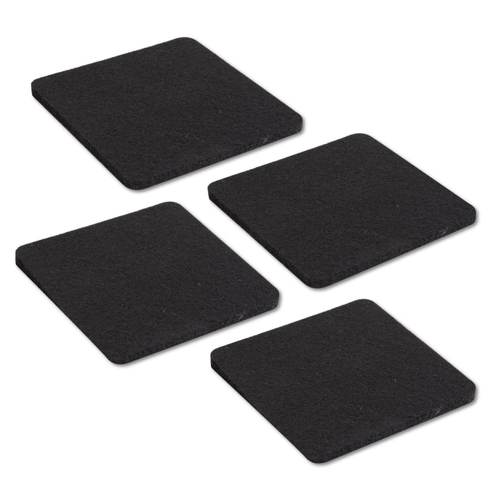 Heavy Duty Square Felt Pad for 3/4 in. Pipe Floor Flange, 3 in. x 3 in. (4-Pack)