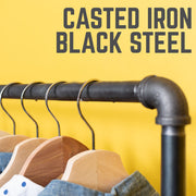 Freestanding Clothing Rack By PIPE DECOR - Pipe Decor
