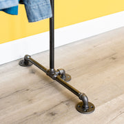 Freestanding Clothing Rack By PIPE DECOR - Pipe Decor