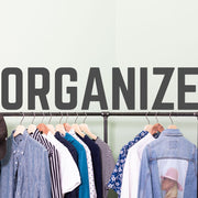 Wall And Floor Mounted Clothing Rack By PIPE DECOR - Pipe Decor