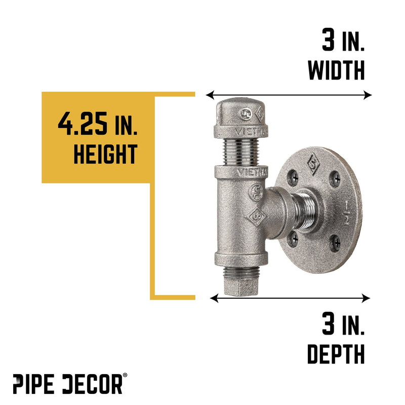 Kit de crochets muraux en forme de T (lot de 2)