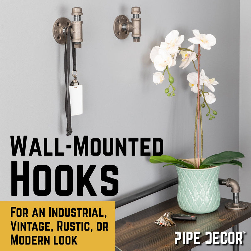 Kit de crochets muraux en forme de T (lot de 2)