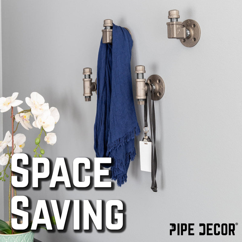 Kit de crochets muraux en forme de T (lot de 2)