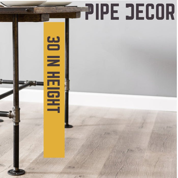 Poker Kitchen Table By PIPE DECOR - Pipe Decor