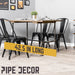 Poker Kitchen Table By PIPE DECOR - Pipe Decor