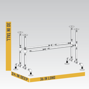 Bridge Kitchen Table By PIPE DECOR - Pipe Decor