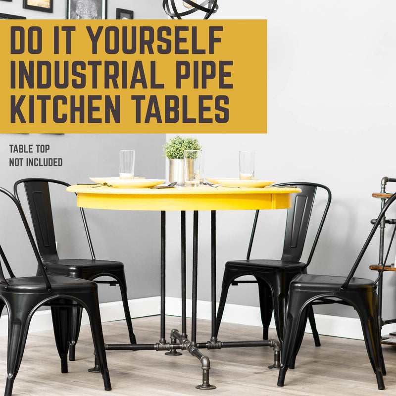 Blackjack Kitchen Table By PIPE DECOR - Pipe Decor