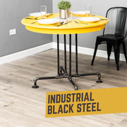 Blackjack Kitchen Table By PIPE DECOR - Pipe Decor