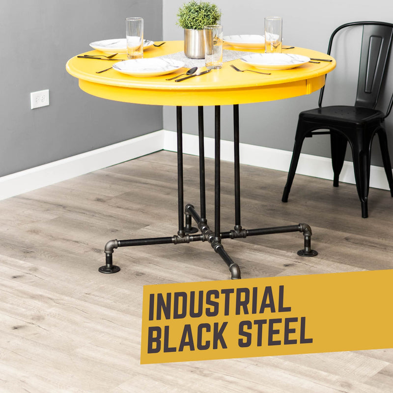 Blackjack Kitchen Table By PIPE DECOR - Pipe Decor