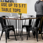 Blackjack Kitchen Table By PIPE DECOR - Pipe Decor