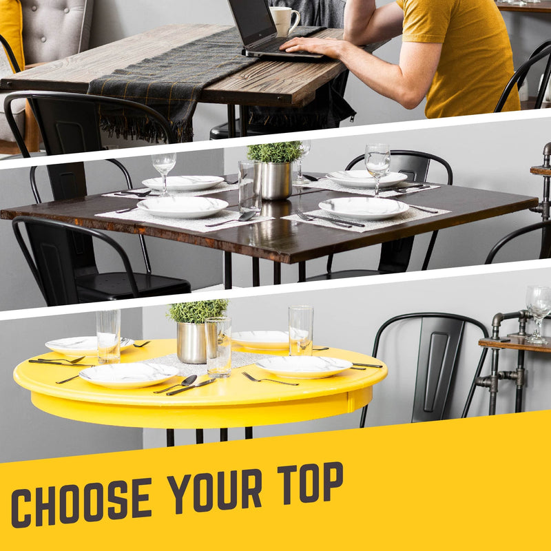 Blackjack Kitchen Table By PIPE DECOR - Pipe Decor