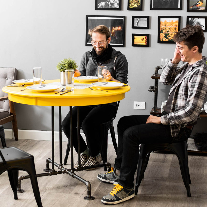 Blackjack Kitchen Table By PIPE DECOR - Pipe Decor