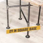 Solitaire Kitchen Table By PIPE DECOR - Pipe Decor