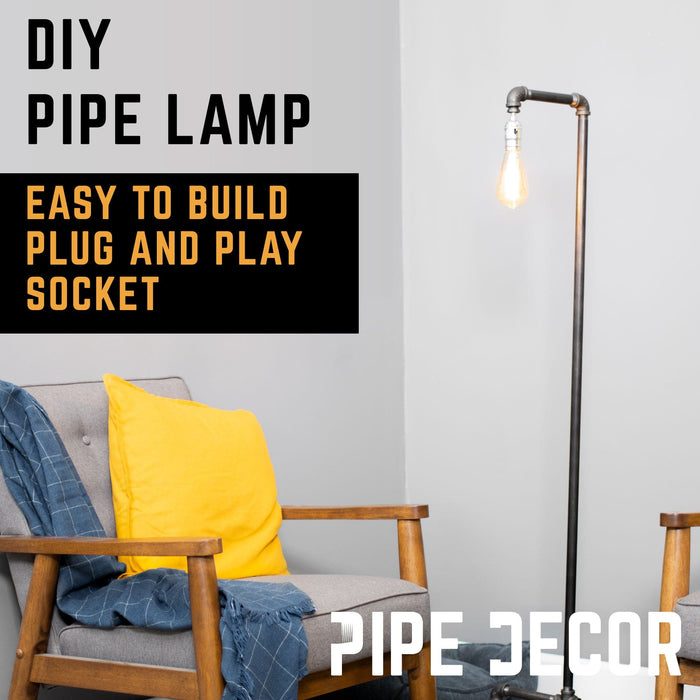 Reader Floor Lamp By Pipe Decor - Pipe Decor