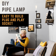 Torch Floor Lamp By Pipe Decor - Pipe Decor