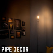 Torch Floor Lamp By Pipe Decor - Pipe Decor