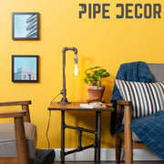 Reader Table Lamp By Pipe Decor - Pipe Decor