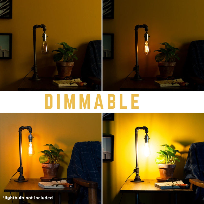 Reader Table Lamp By Pipe Decor - Pipe Decor