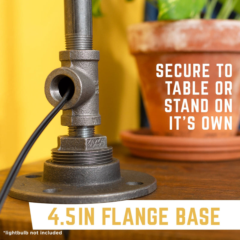 Torch Table Lamp By PIPE DECOR - Pipe Decor