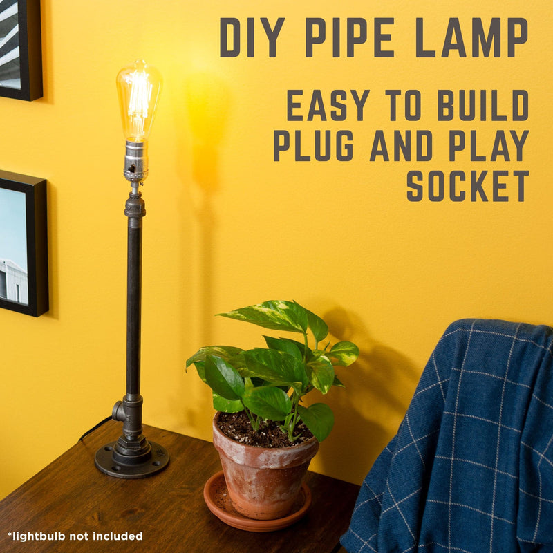 Torch Table Lamp By PIPE DECOR - Pipe Decor