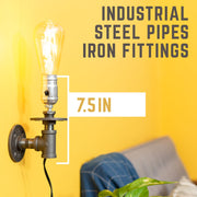 Wall Sconce By Pipe Decor - Pipe Decor