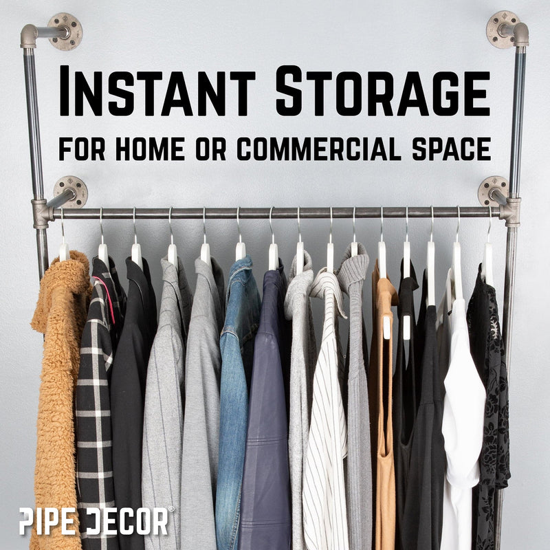 Perchero de pared individual de 41 pulgadas