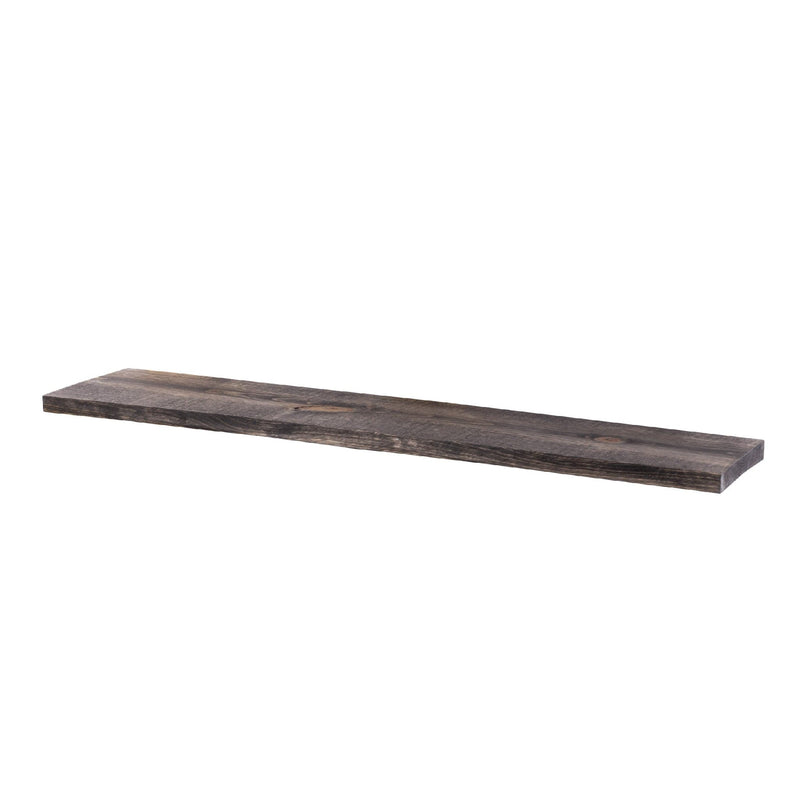 RESTORE Boulder Black 36 in. Wood Shelf (Wood Only)