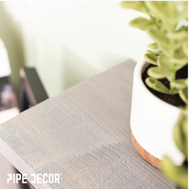 RESTORE Riverstone Grey 36 in. Wood Shelf (Wood Only)