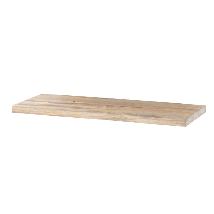 RESTORE Driftwood Tan 24 in. Wood Shelf (Wood Only)
