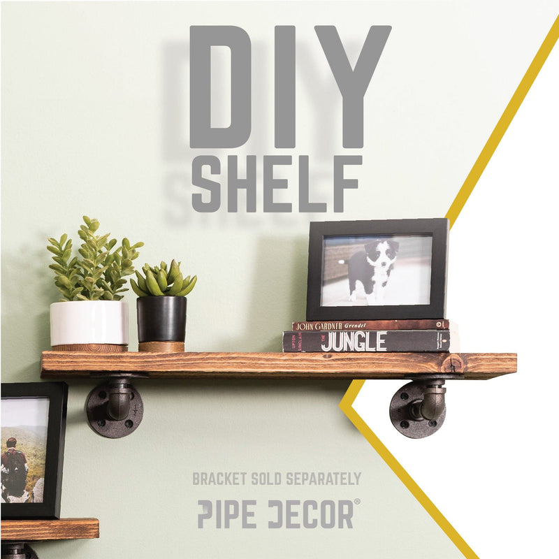 RESTORE Autumn Brown 24 in. Wood Shelf (Wood Only)