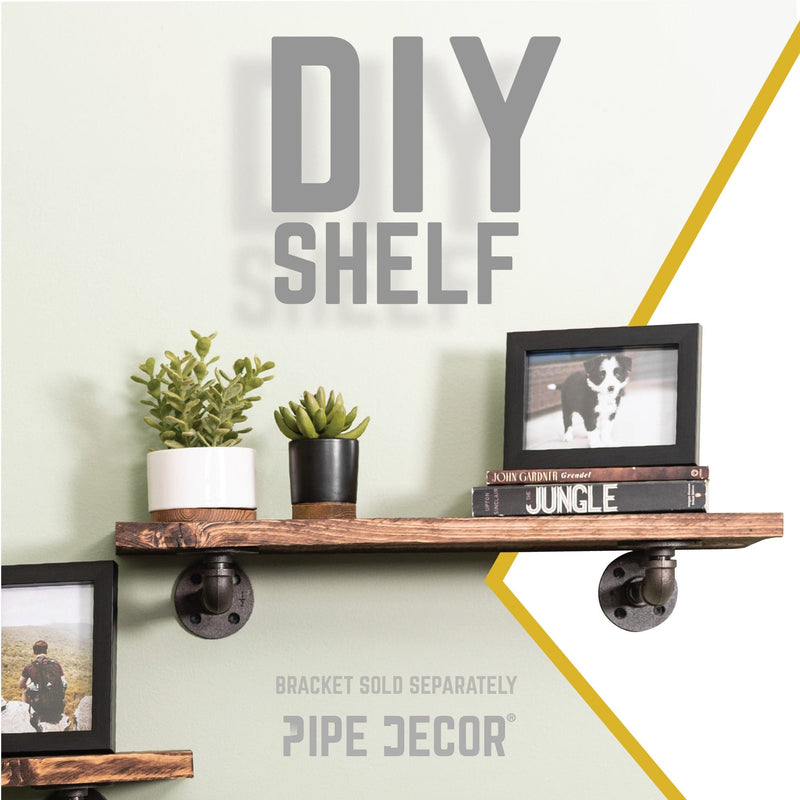 RESTORE Sunset Brown 24 in. Wood Shelf (Wood Only)