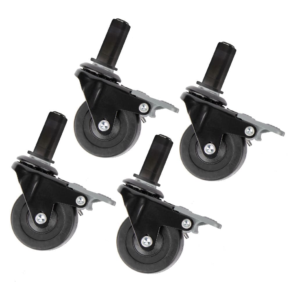 Swivel Caster Wheels for ½" Pipe (4Pack) — PIPE DECOR