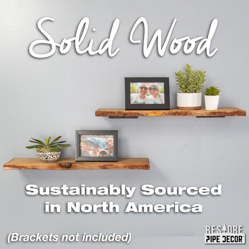 Étagère en bois brun Restore Trail de 24 po (bois seulement)