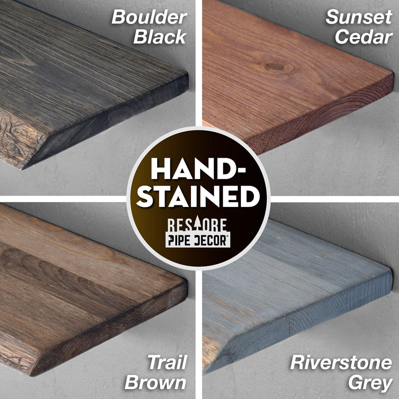 Étagère en bois brun Restore Trail de 24 po (bois seulement)