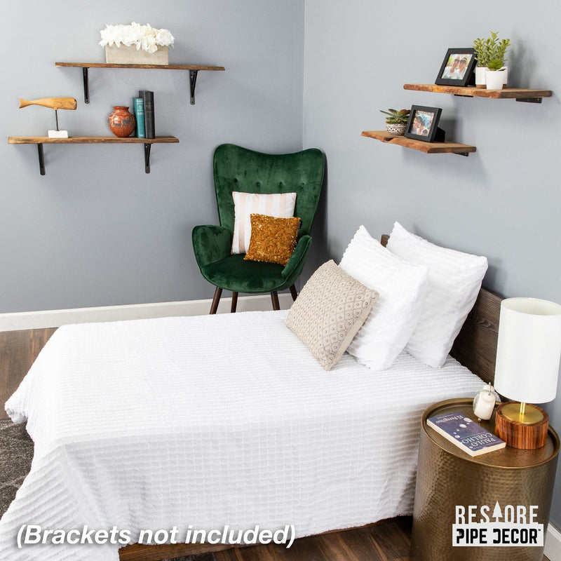 Étagère en bois brun Restore Trail de 24 po (bois seulement)