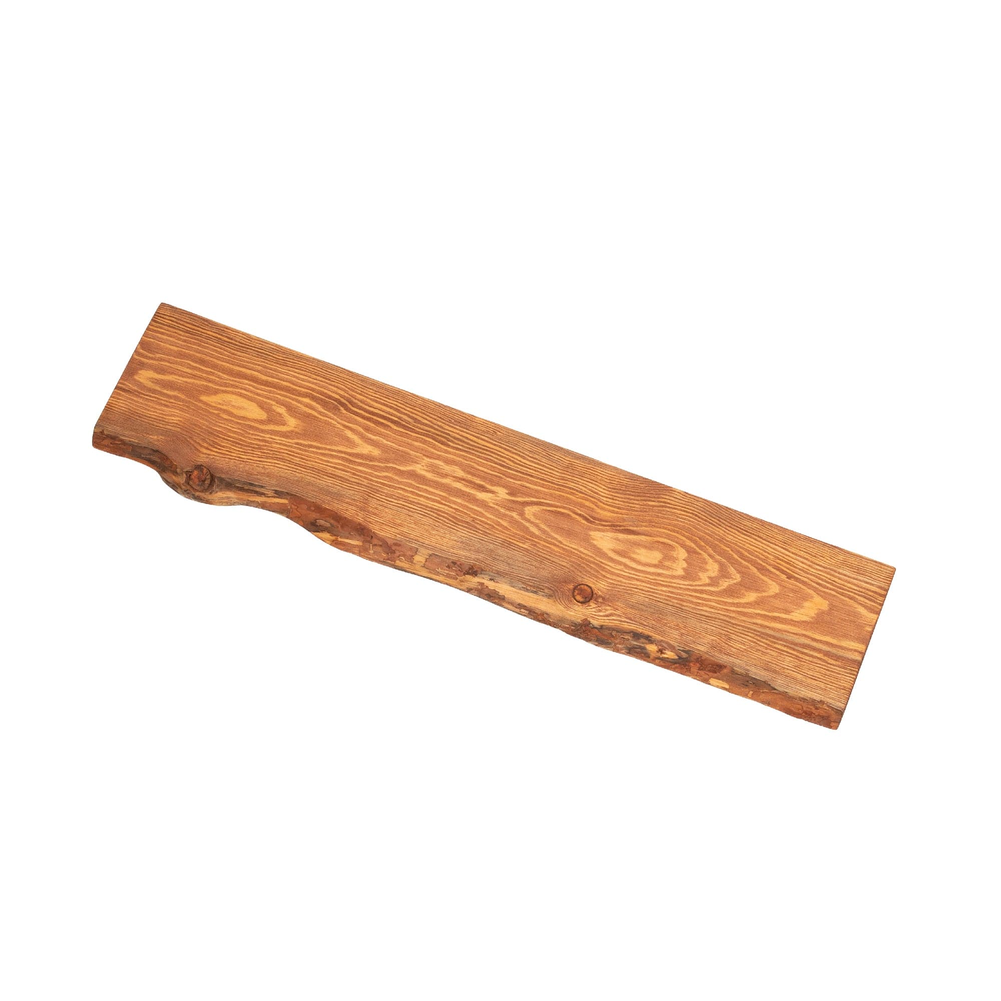 RESTORE Sunset Cedar 36 in. Live Edge Wood Shelf (Wood Only