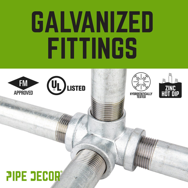 1 in. Galvanized 6-Way Fitting