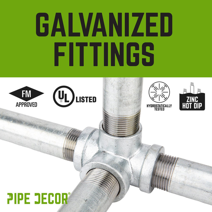 1/2 in. Galvanized 6-Way Fitting