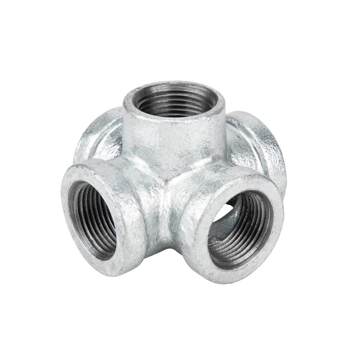 1 in. Galvanized 5-Way Fitting