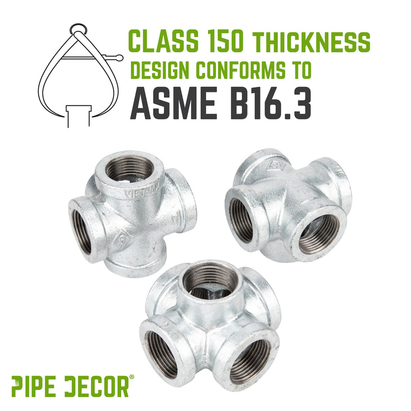 1 in. Galvanized 5-Way Fitting